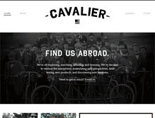 Tablet Screenshot of cavalieressentials.com